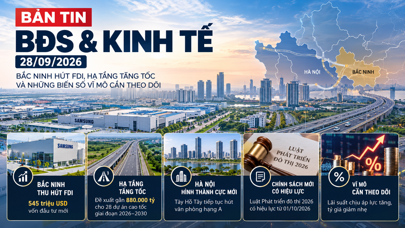 BẢN TIN BĐS & KINH TẾ 28/09/2026