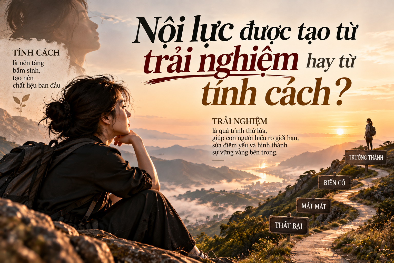 Nội lực được tạo từ trải nghiệm hay từ tính cách